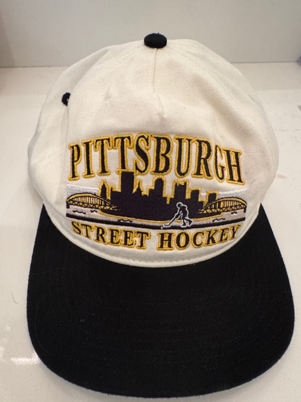 Pittsburgh Street Hockey Two-Tone Cap - White & Black